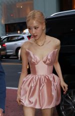 ROSE Arrives at Tiffany Dinner Event in New York 05/02/2024