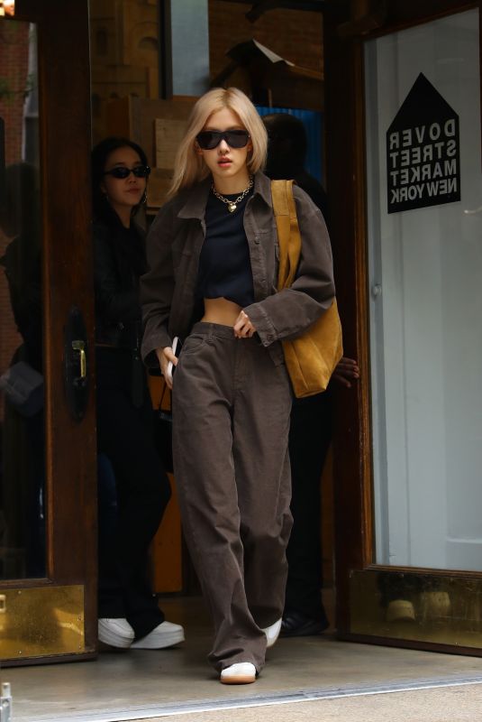 ROSE Out Shopping at Dover Street Market in New York 05/03/2024