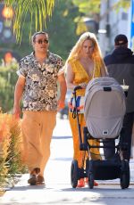 RUMER WILLIS and Derek Richard Thomas Out with Their Baby in Los Angeles 06/08/2024