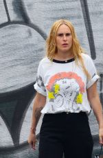RUMER WILLIS Arrives at Alfred Coffee in Studio City 05/18/2024