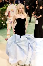 SABRINA CARPENTER at Met Gala Celebrating Sleeping Beauties: Reawakening Fashion in New York 05/06/2024