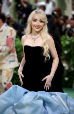 SABRINA CARPENTER at Met Gala Celebrating Sleeping Beauties: Reawakening Fashion in New York 05/06/2024