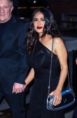 SALMA HAYEK Arrives at Gucci Cruise 2025 Fashion Show at Tate Modern in London 05/13/2024