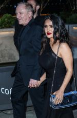SALMA HAYEK Arrives at Gucci Cruise 2025 Fashion Show at Tate Modern in London 05/13/2024