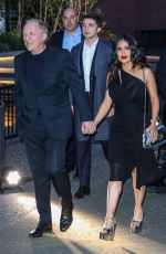 SALMA HAYEK Arrives at Gucci Cruise 2025 Fashion Show at Tate Modern in London 05/13/2024