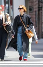 SARAH PAULSON Heading to Mark Hotel for Met Gala Fitting in New York 05/03/2024