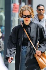SARAH PAULSON Heading to Mark Hotel for Met Gala Fitting in New York 05/03/2024