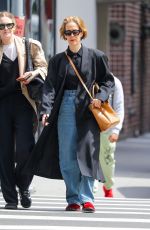 SARAH PAULSON Heading to Mark Hotel for Met Gala Fitting in New York 05/03/2024