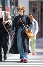 SARAH PAULSON Heading to Mark Hotel for Met Gala Fitting in New York 05/03/2024