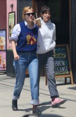SCOUT and TALLULAH WILLIS Leaves Kreation Organic Juicery in Los Angeles 05/09/2024