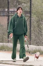 SCOUT WILLIS Out with Her Dog at Silver Lake Reservoir 04/30/2024