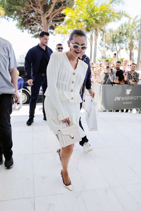 SELENA GOMEZ Out at 77th Annual Cannes FIlm Festival in Cannes 05/17/2024