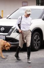 SELMA BLAIR and Her Dog Scout Leaves a Pharmacy in Studio City 05/15/2024
