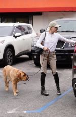 SELMA BLAIR and Her Dog Scout Leaves a Pharmacy in Studio City 05/15/2024