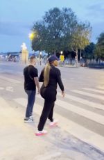 SERENA WILLIAMS Out Jogging in Paris 05/23/2024