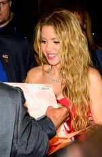 SHAKIRA Arrives at Her Hotel After Met Gala in New York 05/06/2024