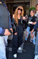 SHAKIRA Leaves Mark Hotel in New York 05/07/2024