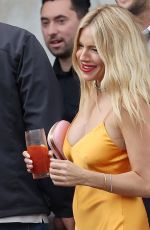 SIENNA MILLER and Oli Green Out in Venice for Wedding of Georgia Irwin and David Winter 05/25/2024