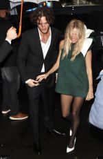 SIENNA MILLER Arrives at Anna Wintour
