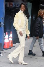SIMONE ASHLEY Arrives at Good Morning America in New York 05/13/2024