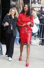 SIMONE ASHLEY Arrives at Good Morning America Studios in New York 05/13/2024