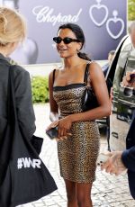 SIMONE ASHLEY Arrives at Hotel Martinez at Cannes Film Festival 05/24/2024