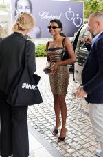 SIMONE ASHLEY Arrives at Hotel Martinez at Cannes Film Festival 05/24/2024