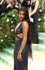 SIMONE ASHLEY at Met Gala Celebrating Sleeping Beauties: Reawakening Fashion in New York 05/06/2024