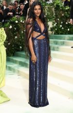 SIMONE ASHLEY at Met Gala Celebrating Sleeping Beauties: Reawakening Fashion in New York 05/06/2024