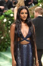 SIMONE ASHLEY at Met Gala Celebrating Sleeping Beauties: Reawakening Fashion in New York 05/06/2024