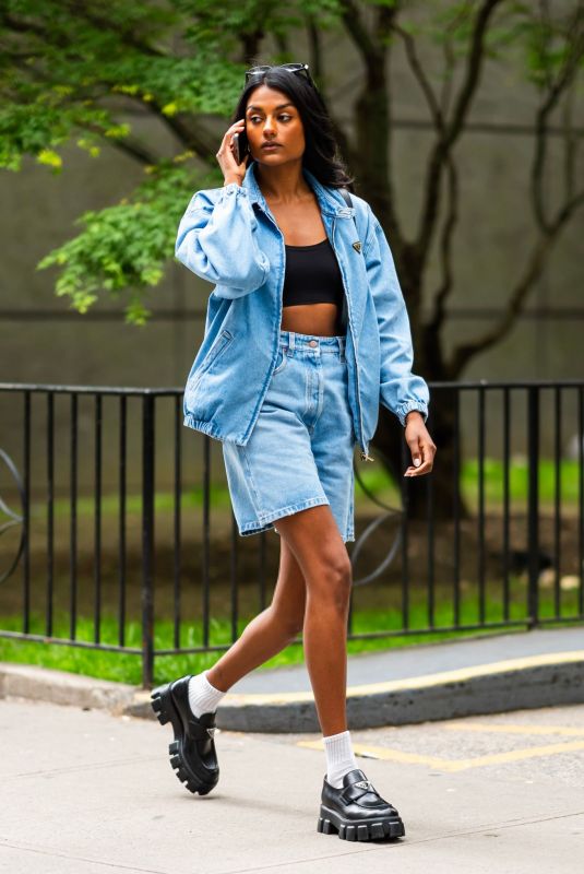 SIMONE ASHLEY Out and About in New York 05/13/2024