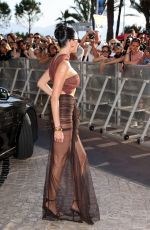 SOFIA NIKITCHUK Arrives at Hotel Martinez at 77th Cannes Film Festival 05/24/2024