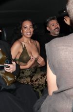 SOLANGE KNOWLES Arrives at Gucci Cruise 2025 Fashion Show in London 05/13/2024