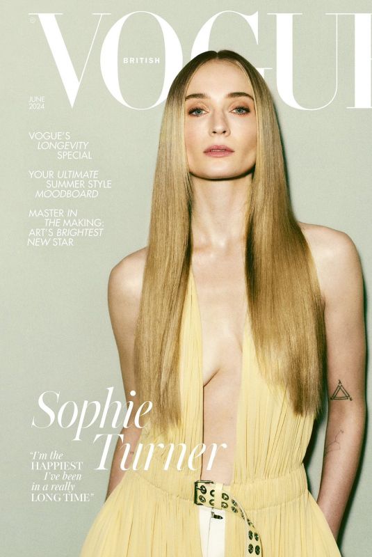 SOPHIE TURNER for Bbritish Vogue, June 2024