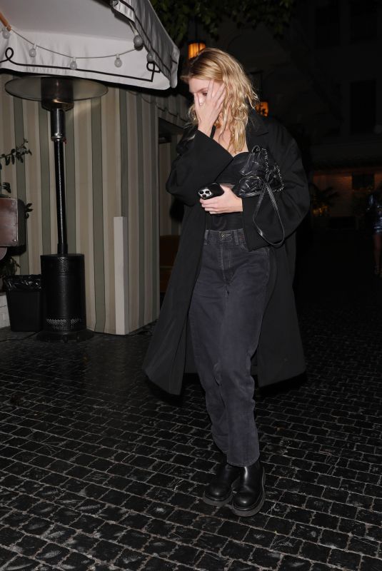 STELLA MAXWELL and DJ Agathe Mougin Night Out in Los Angeles 05/09/2024