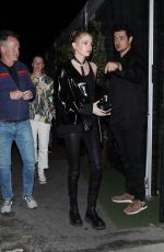 STELLA MAXWELL Leaves Dinner Date in Los Angeles 05/03/2024