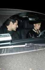 STELLA MAXWELL Leaves Dinner Date in Los Angeles 05/03/2024