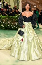 STORM REID at Met Gala Celebrating Sleeping Beauties: Reawakening Fashion in New York 05/06/2024