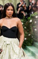 STORM REID at Met Gala Celebrating Sleeping Beauties: Reawakening Fashion in New York 05/06/2024