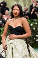 STORM REID at Met Gala Celebrating Sleeping Beauties: Reawakening Fashion in New York 05/06/2024