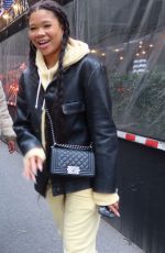 STORM REID Out and About in New York 05/05/2024