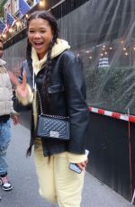 STORM REID Out and About in New York 05/05/2024