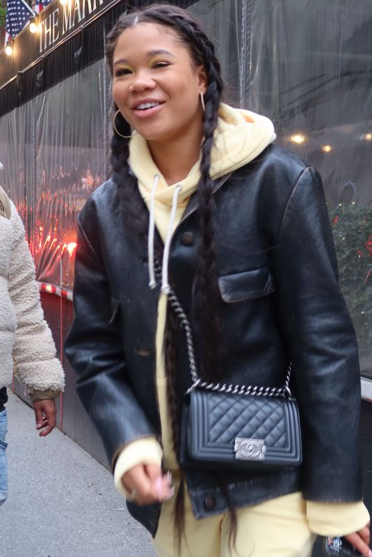STORM REID Out and About in New York 05/05/2024