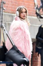 SUKI WATERHOUSE Out Filming in New York 05/13/2024
