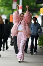 SUKI WATERHOUSE Out Filming in New York 05/13/2024