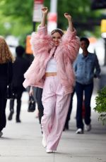 SUKI WATERHOUSE Out Filming in New York 05/13/2024