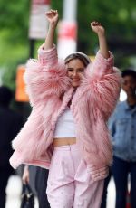 SUKI WATERHOUSE Out Filming in New York 05/13/2024