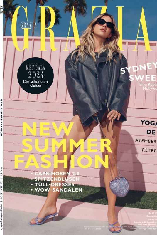 SYDNEY SWEENEY in Grazia Magazine Germany, May 2024