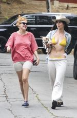 TALLULAH and SCOUT WILLIS Out with Their Dog in Los Angeles 05/26/2024