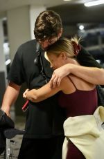 TAMMY HEMBROW and Matt Zukowski Arrives at Brisbane Airport 05/26/2024
